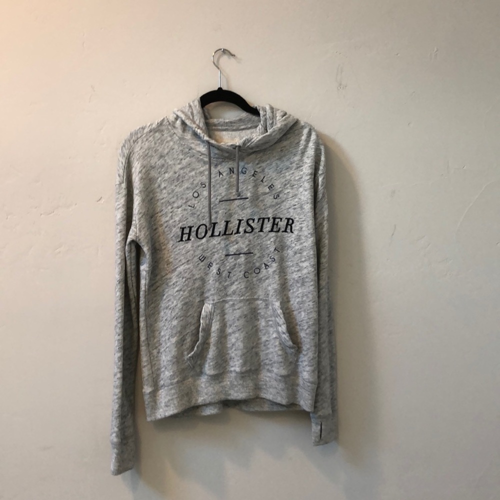 light gray hoodie